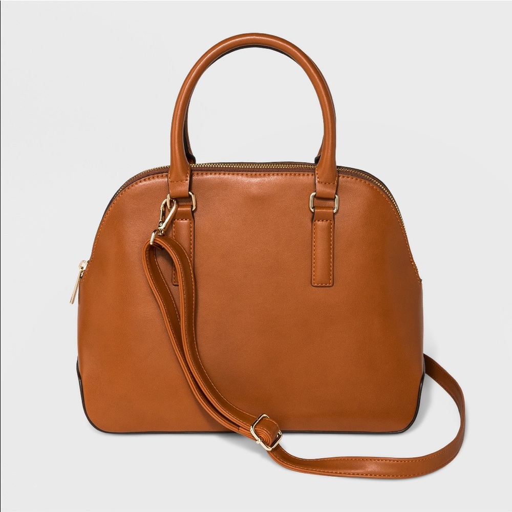 Triple compartment dome satchel handbag- A New Day